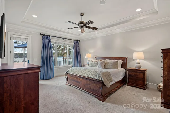 Primary Bedroom with Lake Views!