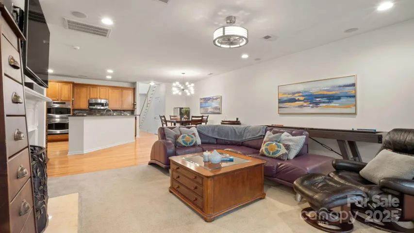 Spacious open concept downstairs