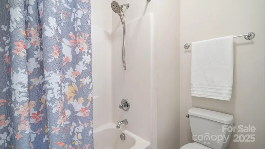 Convenient separate shower/water closet