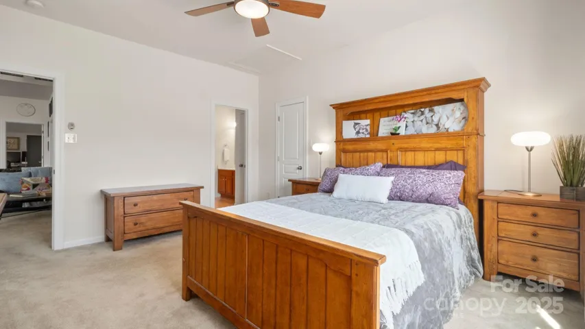 Loft leads to 2nd large bedroom upstairs with ensuite bathroom