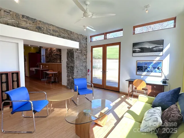 Main living area is full of natural light.
