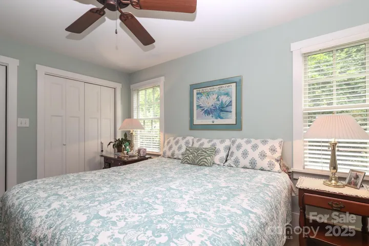 Carriage/Guest house primary bedroom on main floor