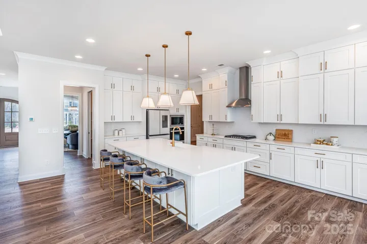 pacious kitchen layout with high-end finishes and thoughtful design.
