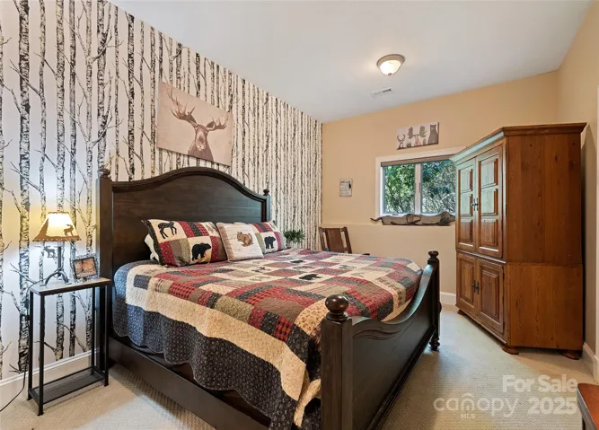 Bedroom with french doors