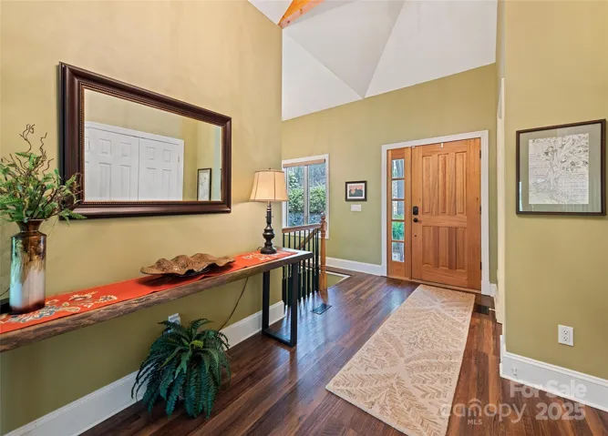 You see that view as soon as you enter the lovely foyer!