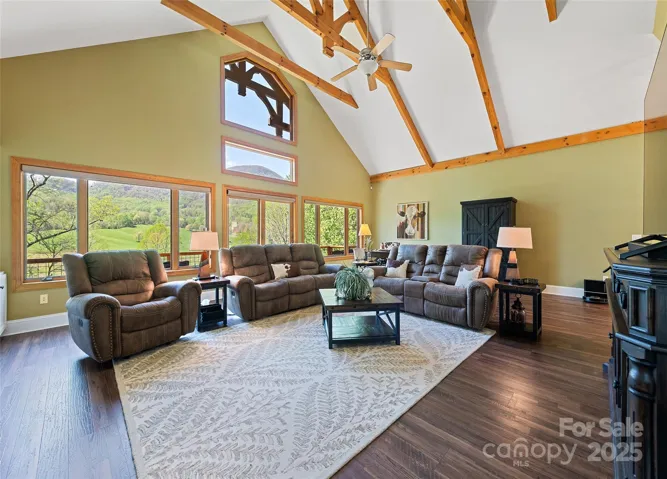 Large but comfy, cozy living room