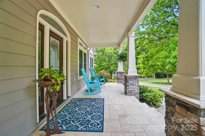 Large wrap around front porch