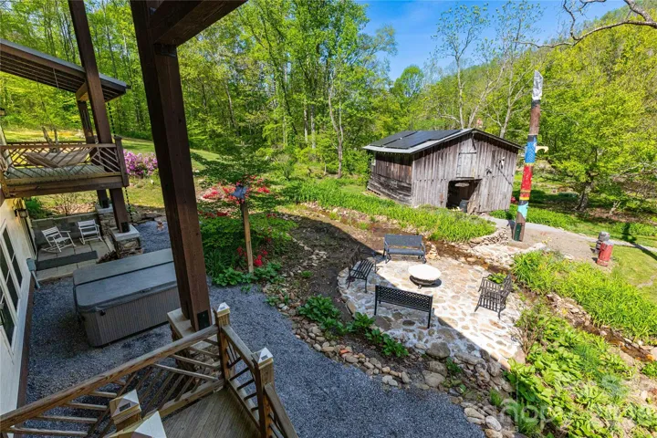 Main Level Deck overlooking Gardens