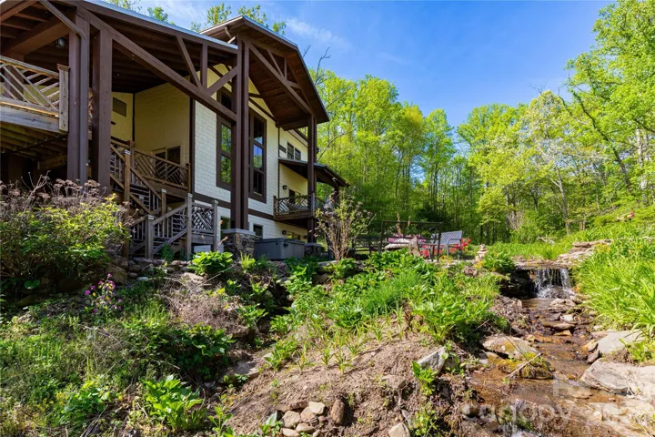 Main Home with waterfall