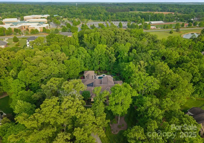 Ariel of home showing proximity to Marvin Ridge High Schoool