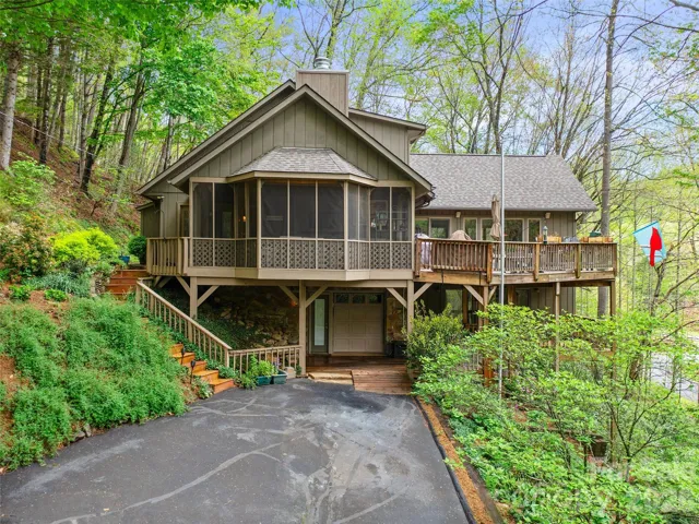 Driveway is paved all the way to home for ease of access and large turn around area