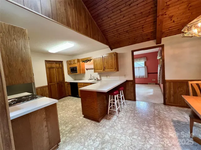Kitchen, Dining Area and Sunroom