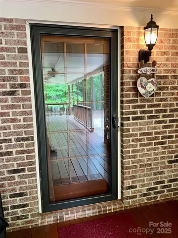 Rear Entry Door from Covered Porch/deck