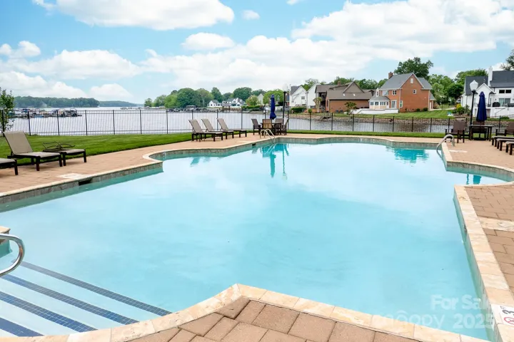 Community Pool with Lake Views