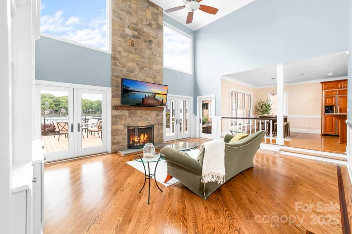 Grand Two-Story Living Room
