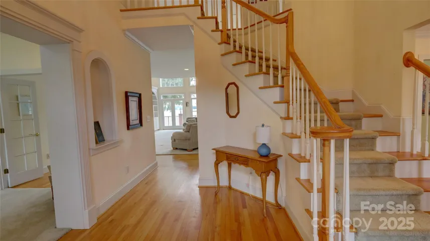 Foyer with waterviews