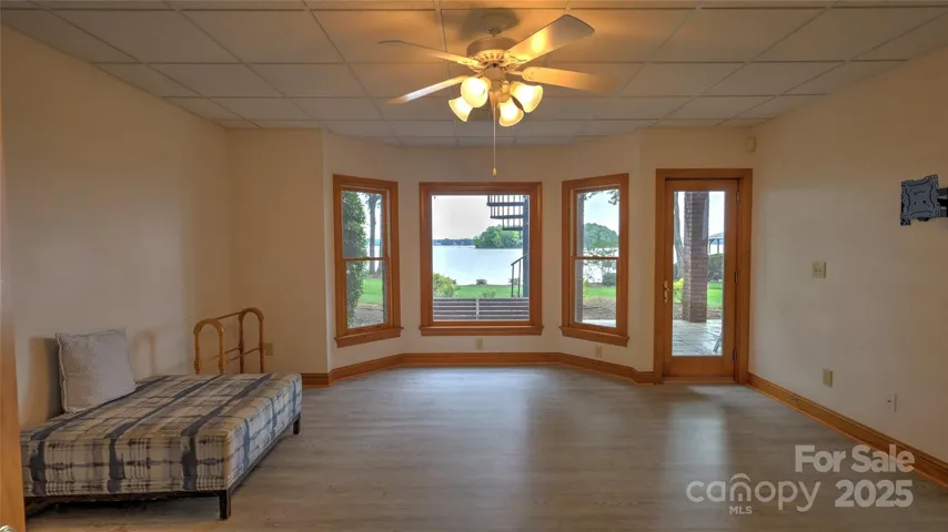 Basement owners suite with waterviews