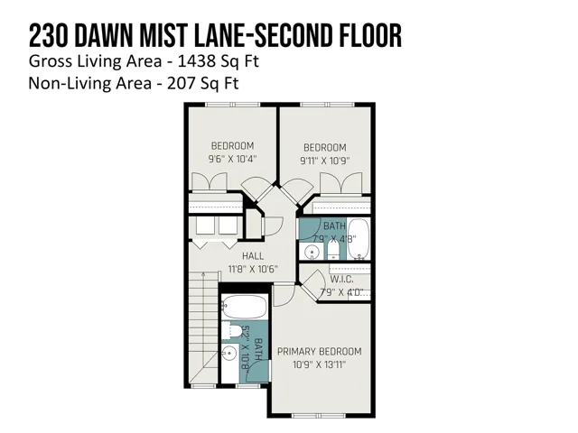 Second floor - floor plan