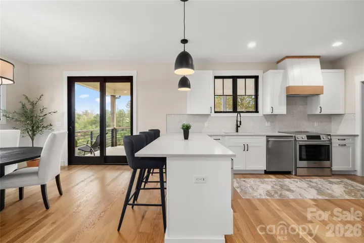 Bar with cabinet storage 