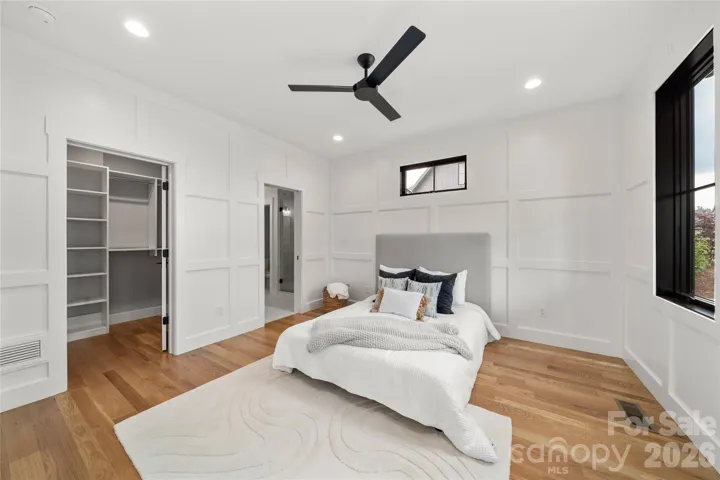 Primary on main w. featured wainscoting walls