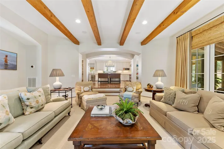 The open plan of this home allows for wonderful daily living and entertaining too.
