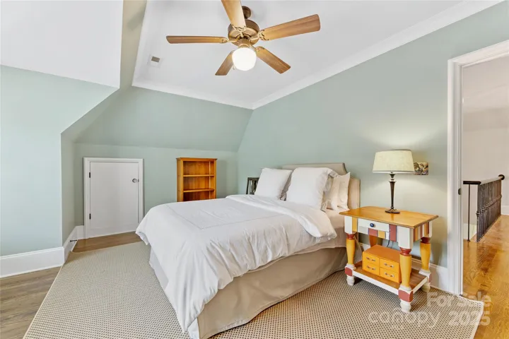 Bedroom 5 is on the third floor. It has a tremendous walk-in closet!