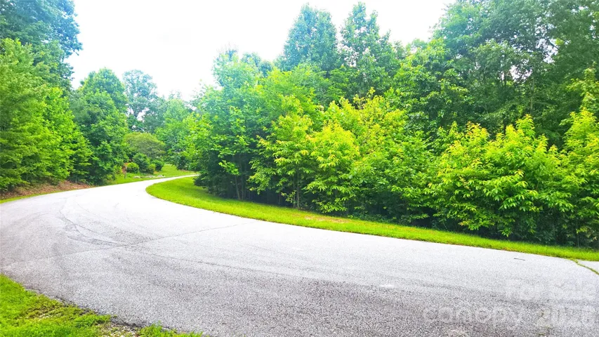 Corner approach from Red Bud Lane looking towards Ladys Fern Trail