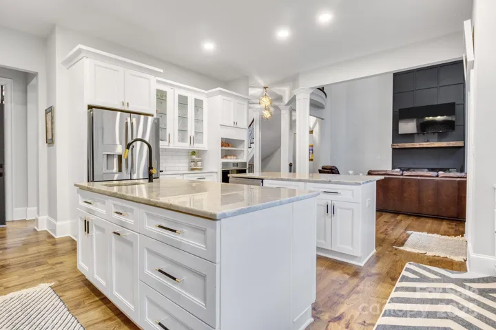 Looking into the Great Room from the Kitchen.