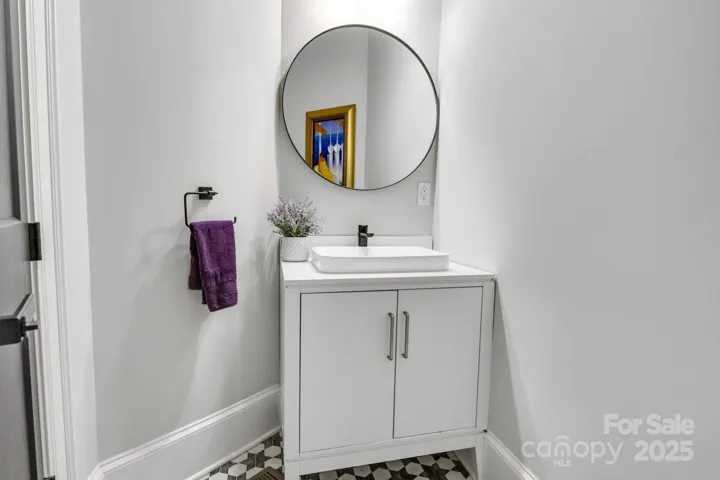 Half Bath on  main floor