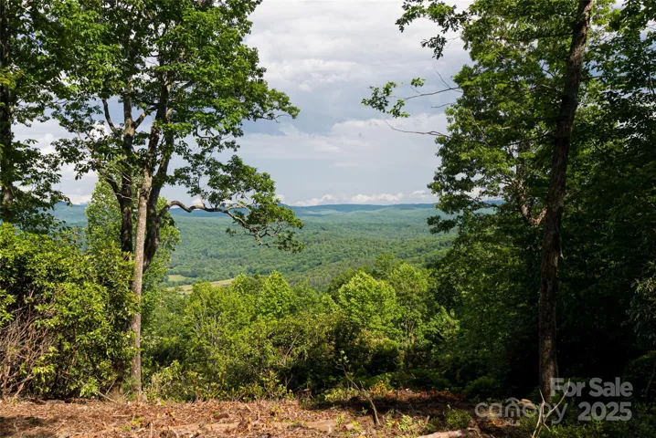Unobstructed views from a flat and cleared homesite