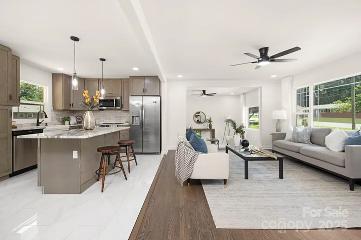 Living Room - Kitchen