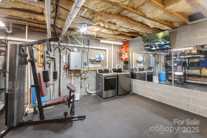 2nd washer and dryer located in basement