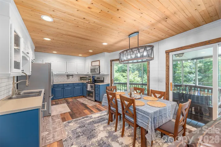 Upper Kitchen & Dining Area