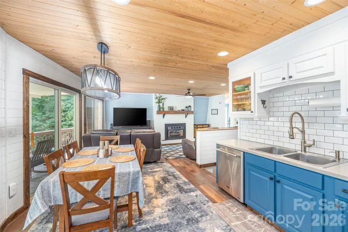 Upper Kitchen & Dining Area