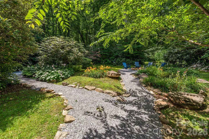 Walkway to Firepit Area and Cabin