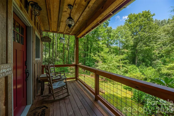 Guest Cabin Front Porch