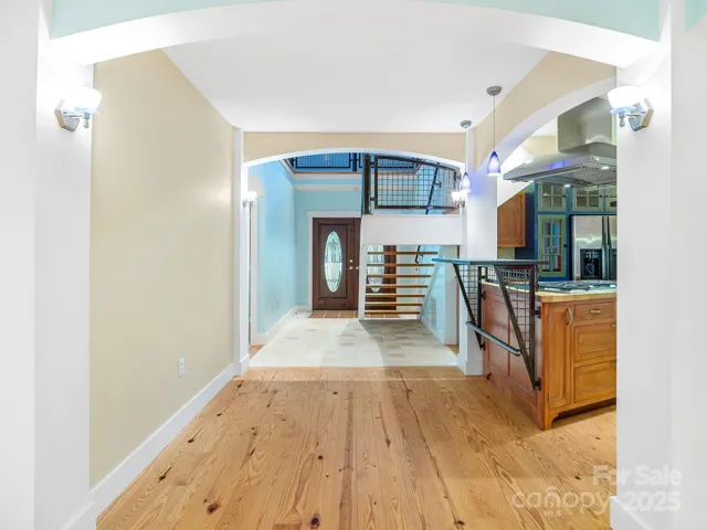 Looking toward the foyer