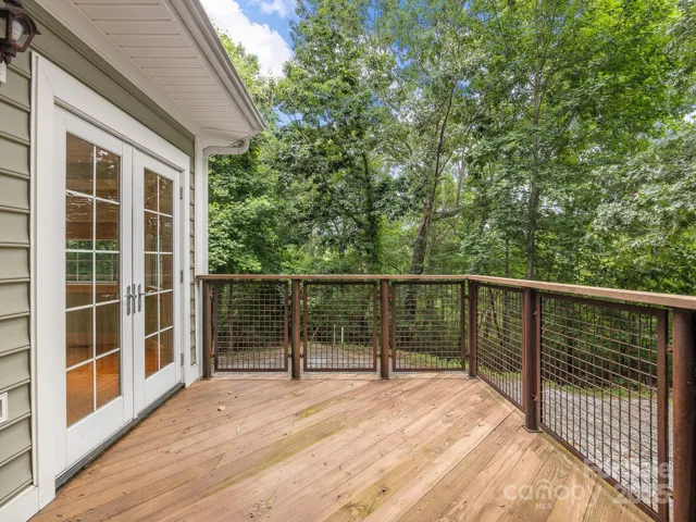 Deck also has gas line for a grill