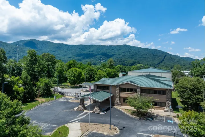 front entrance aerial