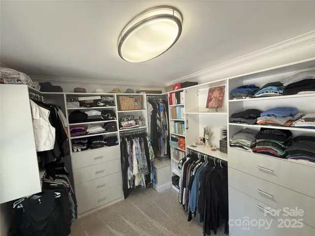 Primary closet