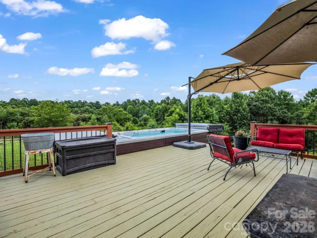 Wait until you soak or "exercise" if you want to call it that, then relax on this deck!!!