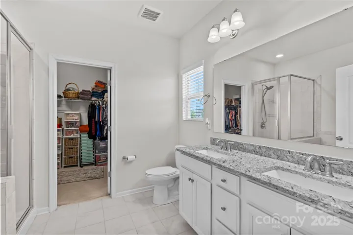 Primary Bath with Walk-in Closet
