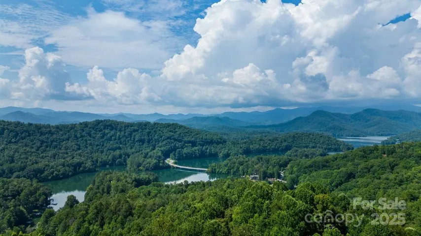 View of Lake Santeetlah from the air