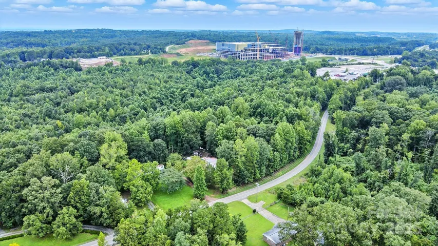 Aerial confirming distance of approx 1/2 mile from Catawba Two Kings Casino