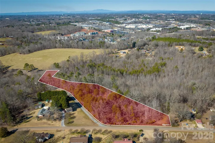 Aerial Lot Line Overlay - Approximate Lines 3.85 Acres