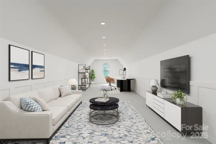 Virtual staged attic