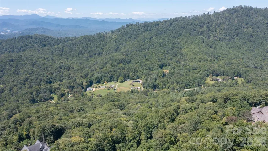 View from the house site