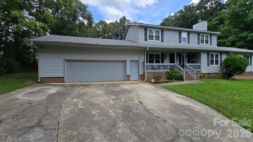 Large 2 car attached garage