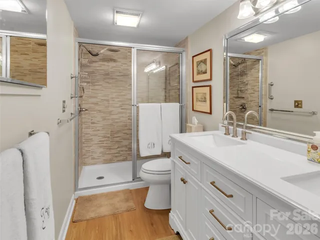 Remodeled Bath with Step In Shower