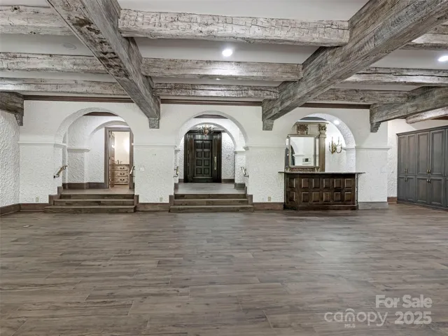 Living room looking at front door